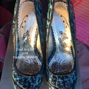 Naughty monkey heels